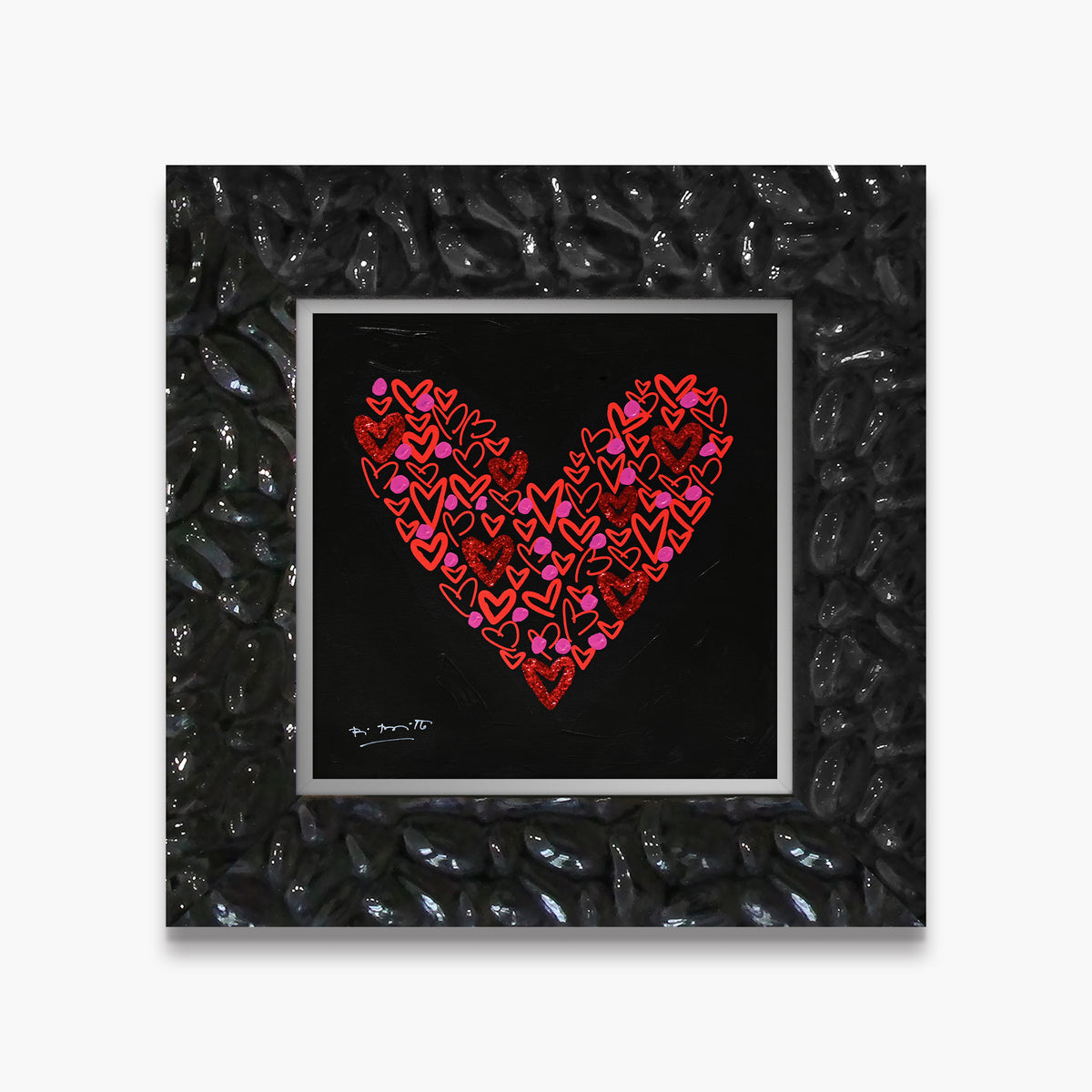 Goodnight Love - Mixed Media Orignal