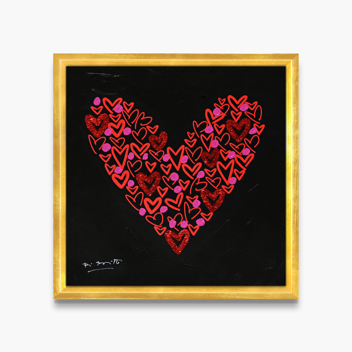 Goodnight Love - Mixed Media Orignal
