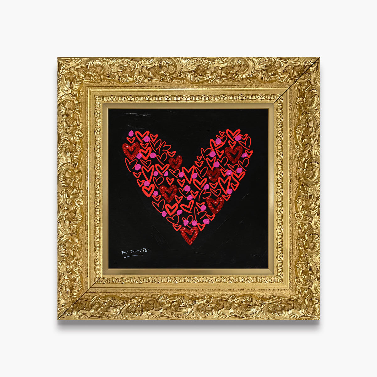 Goodnight Love - Mixed Media Orignal