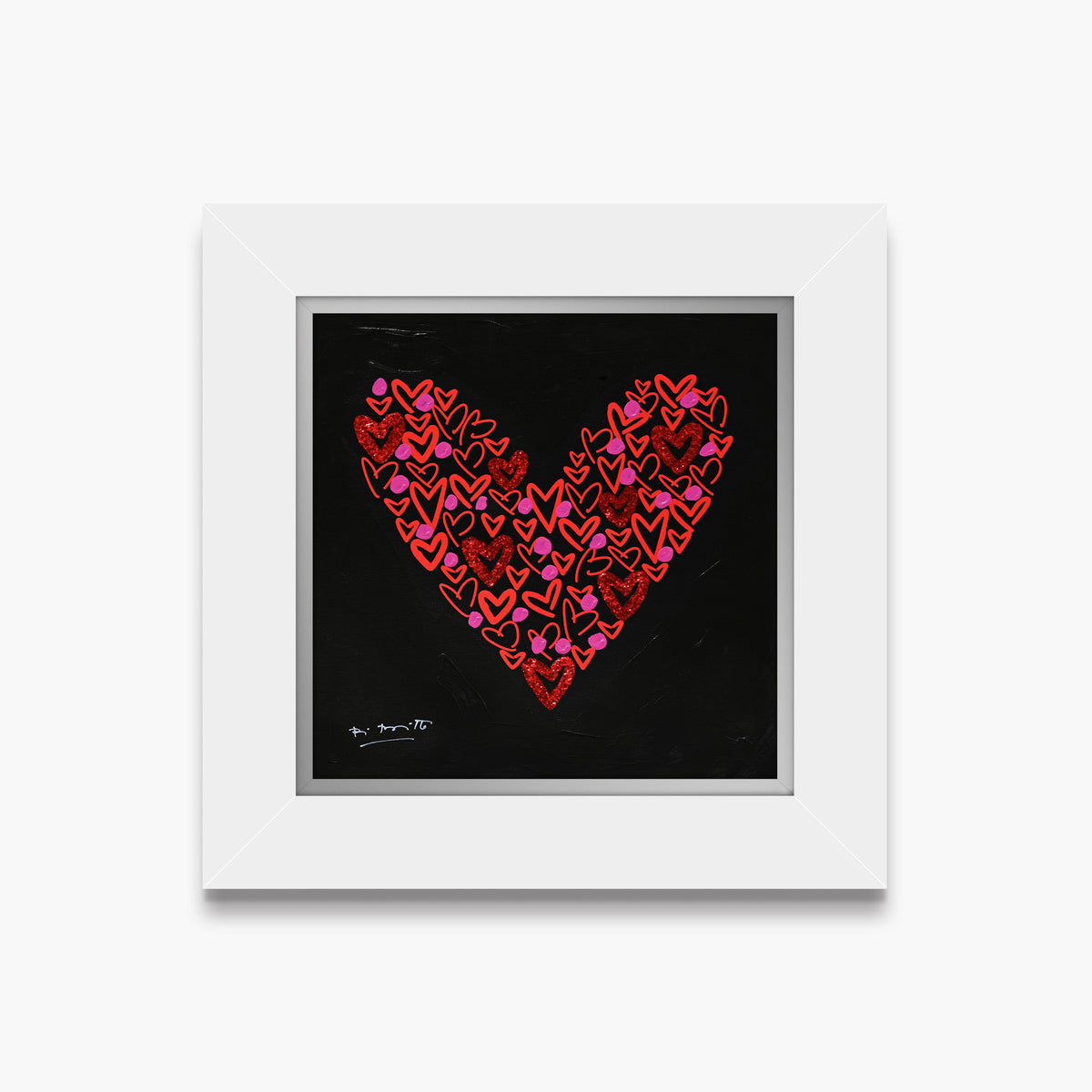 Goodnight Love - Mixed Media Orignal