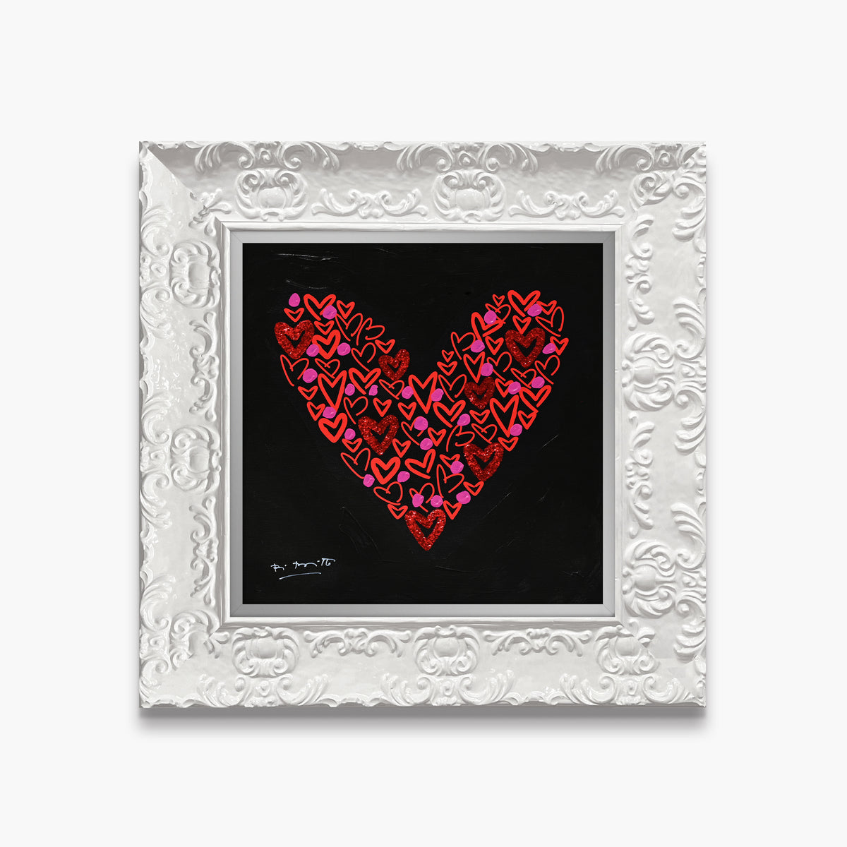 Goodnight Love - Mixed Media Orignal