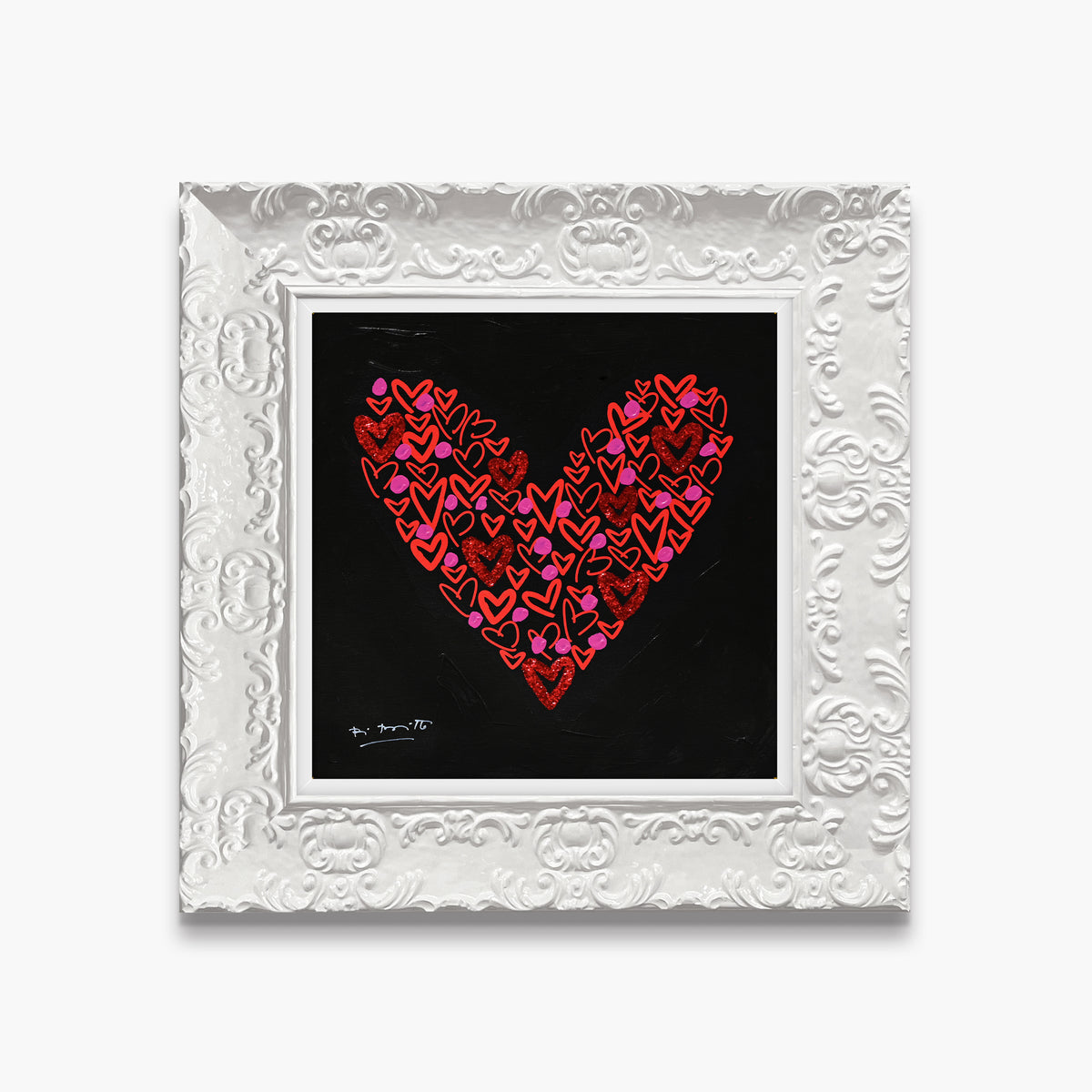 Goodnight Love - Mixed Media Orignal