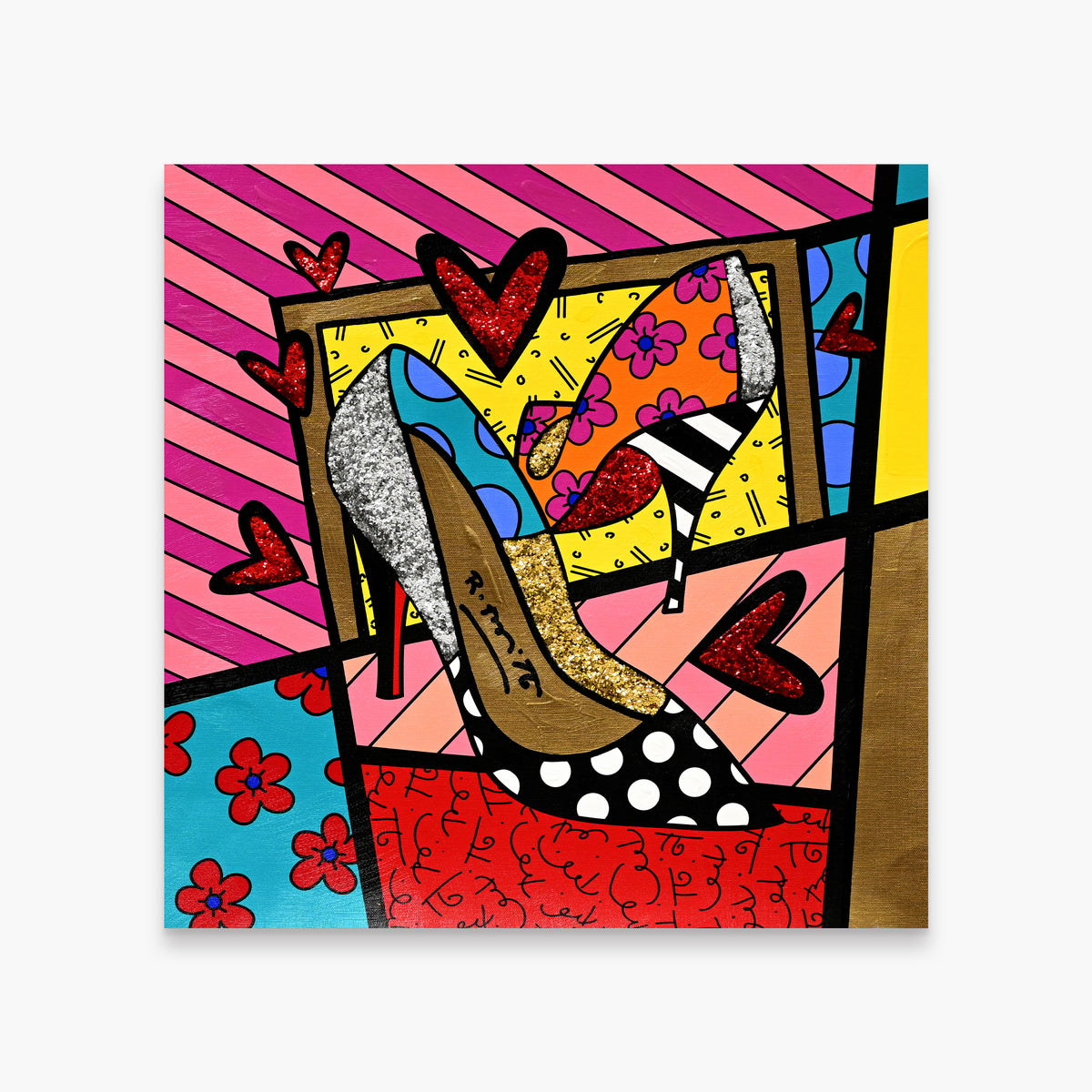 Heels - Mixed Media Original