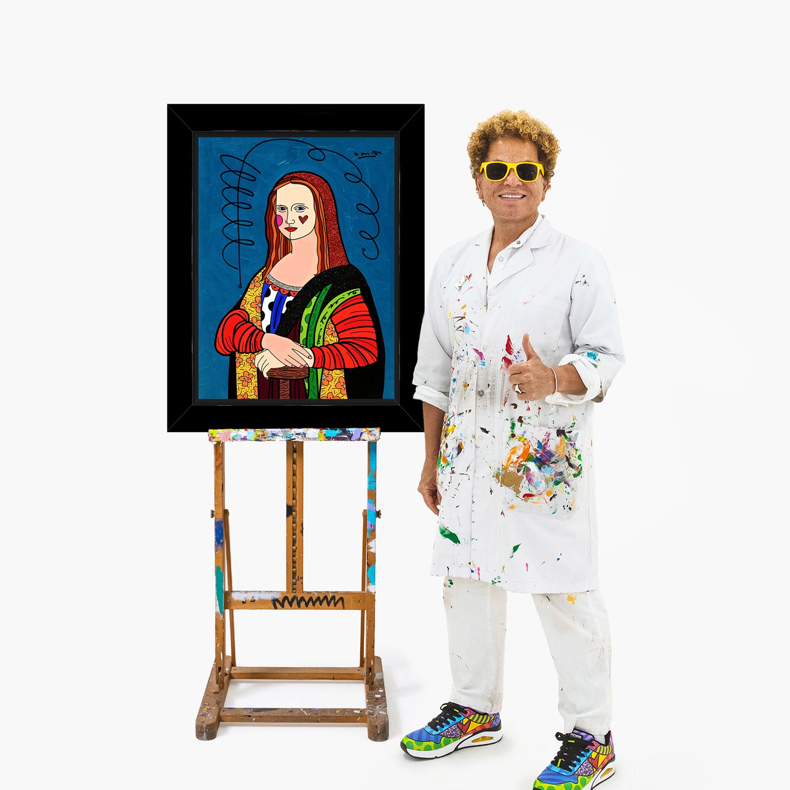 Mona Lisa - Mixed Media Original