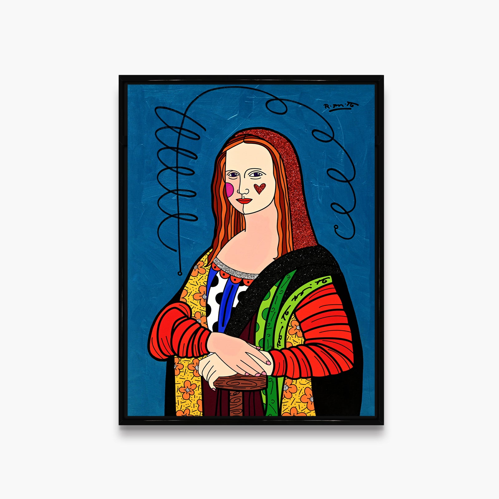 Mona Lisa - Mixed Media Original