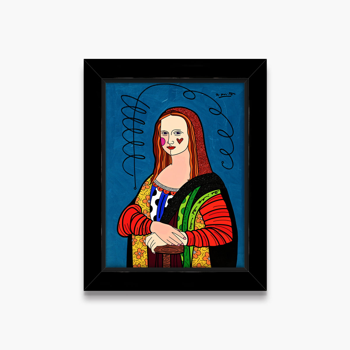 Mona Lisa - Mixed Media Original