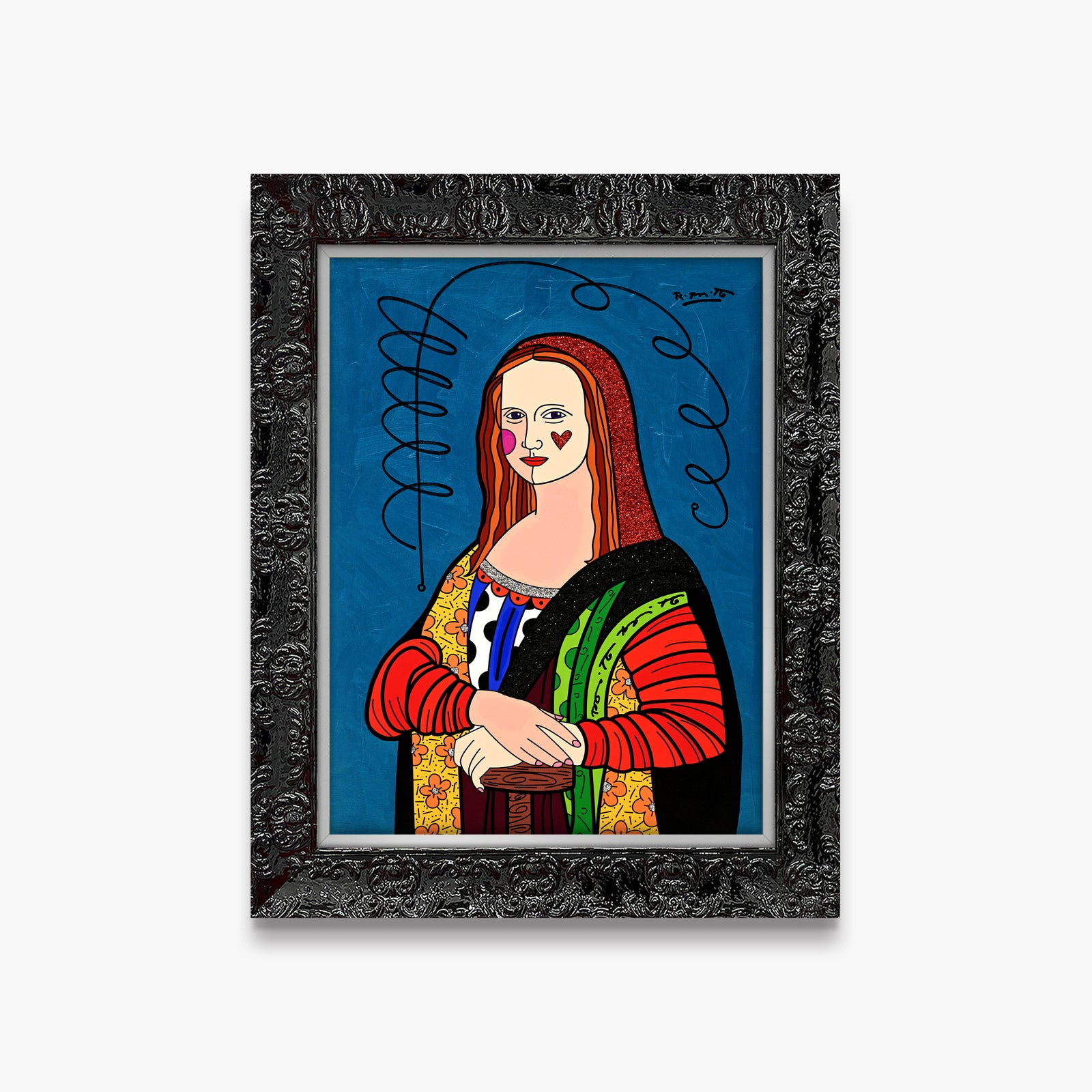 Mona Lisa - Mixed Media Original