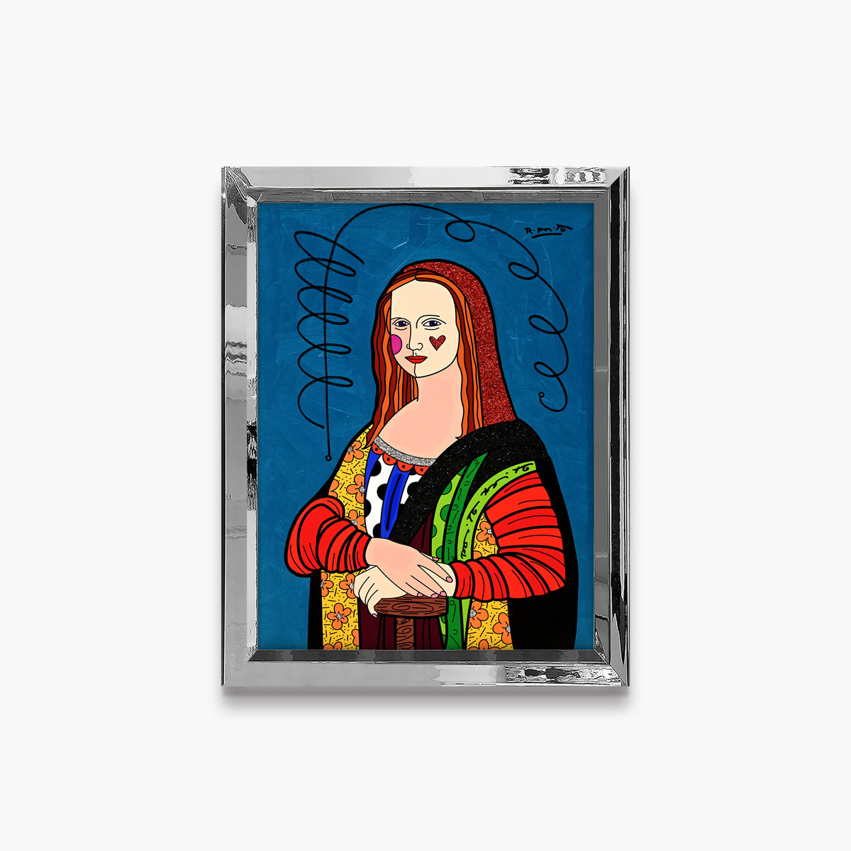Mona Lisa - Mixed Media Original