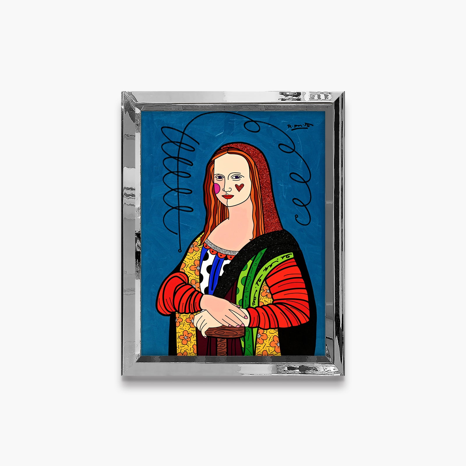 Mona Lisa - Mixed Media Original