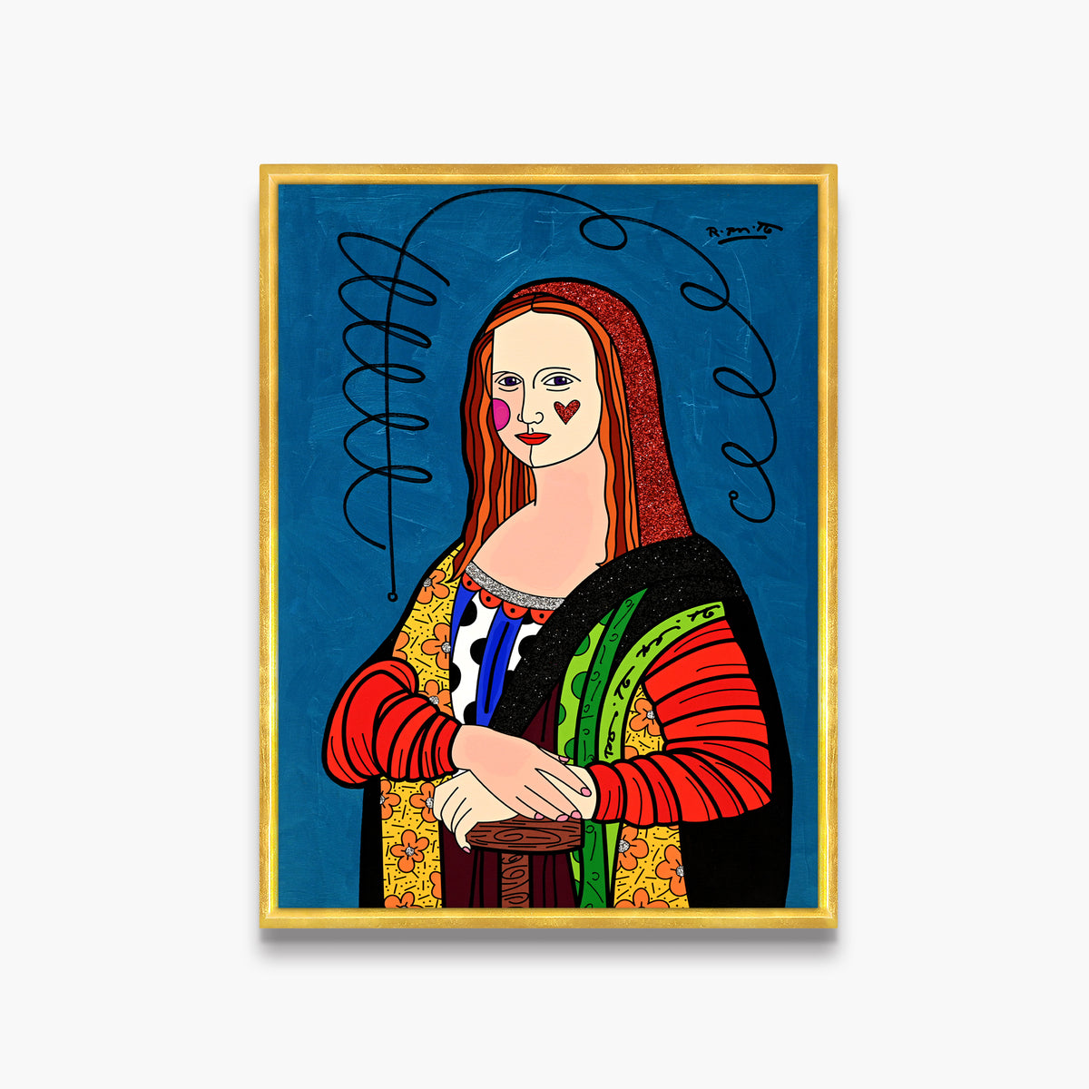 Mona Lisa - Mixed Media Original