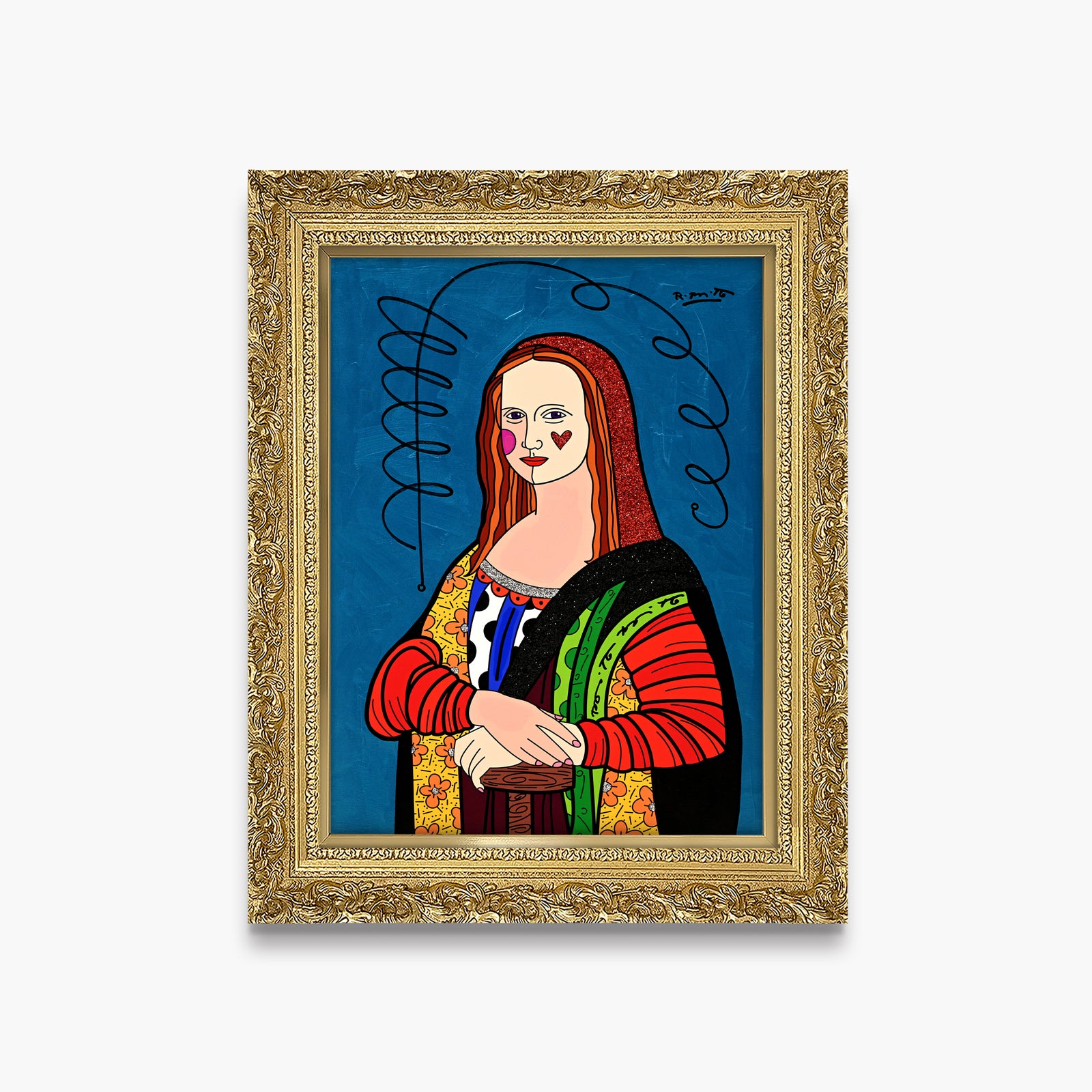 Mona Lisa - Mixed Media Original