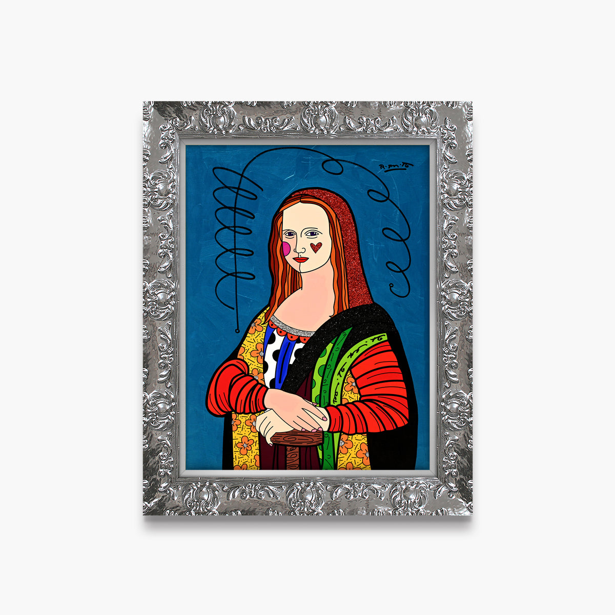 Mona Lisa - Mixed Media Original