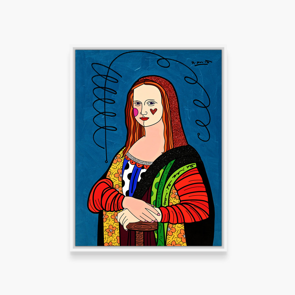 Mona Lisa - Mixed Media Original