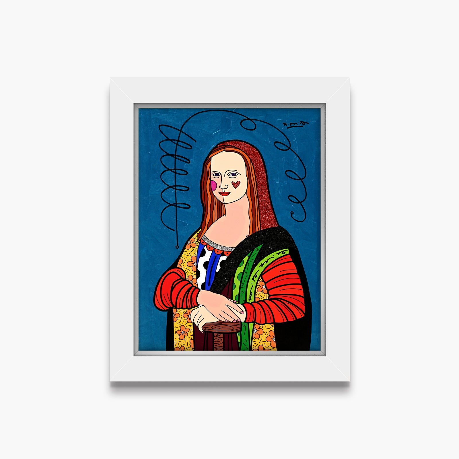 Mona Lisa - Mixed Media Original
