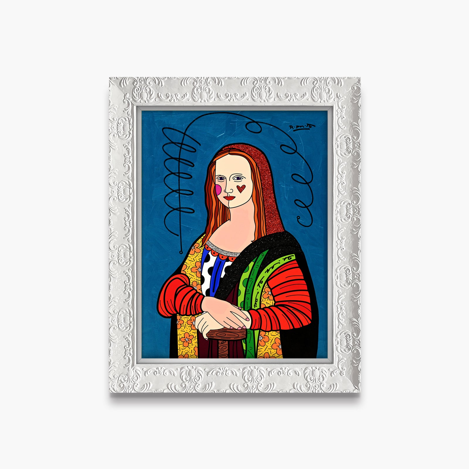 Mona Lisa - Mixed Media Original