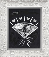 SILVER DIAMOND - Mixed Media Original