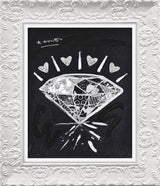 SILVER DIAMOND - Mixed Media Original