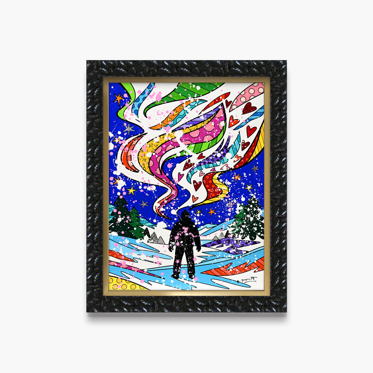 Aurora of Happiness - Mixed Media Original