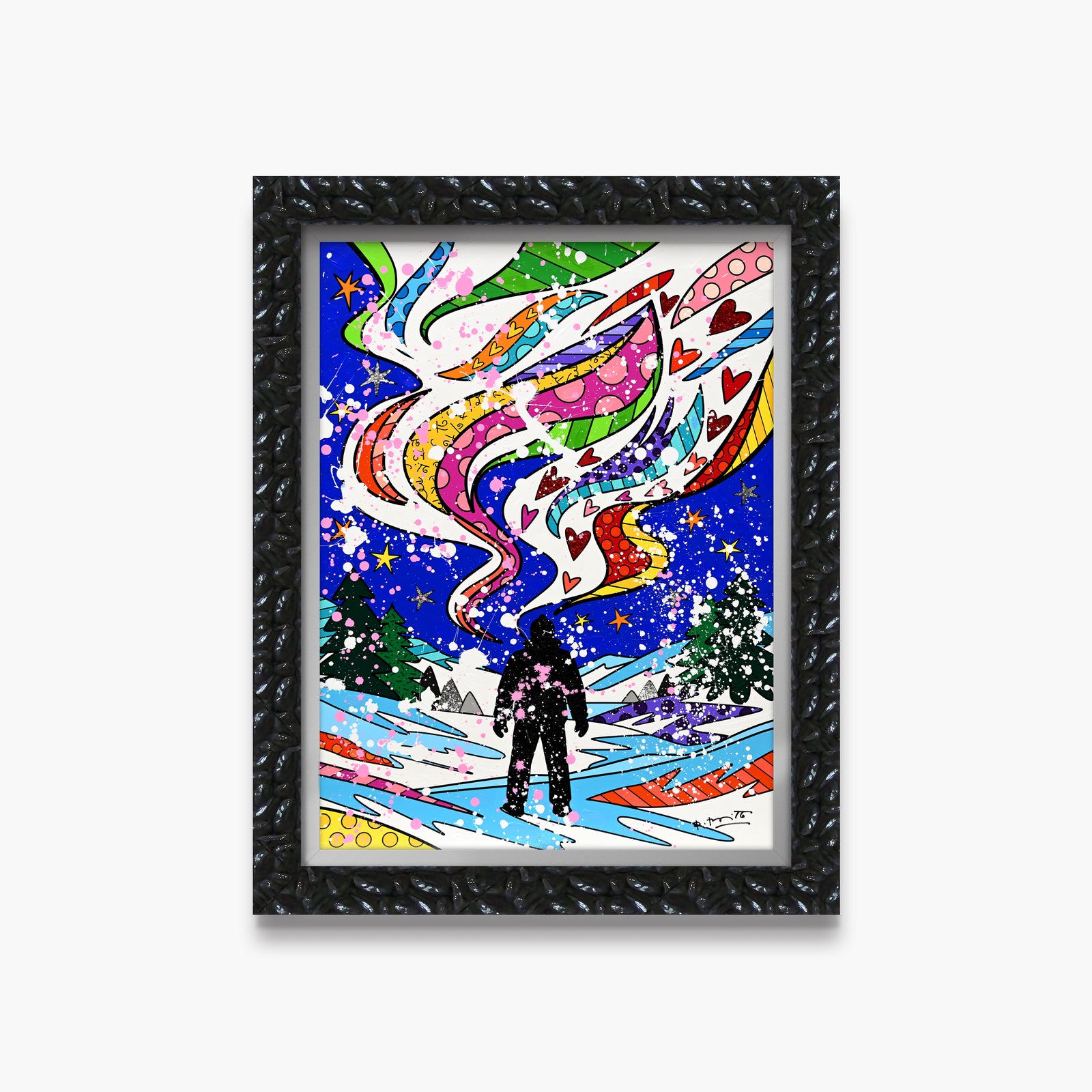 Aurora of Happiness - Mixed Media Original