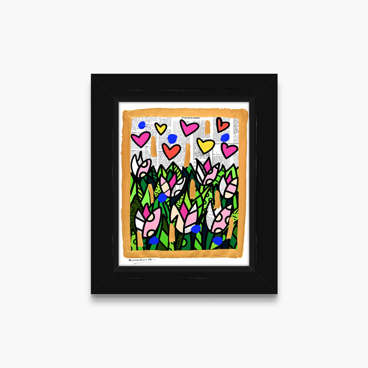 Tulips - Mixed Media Original