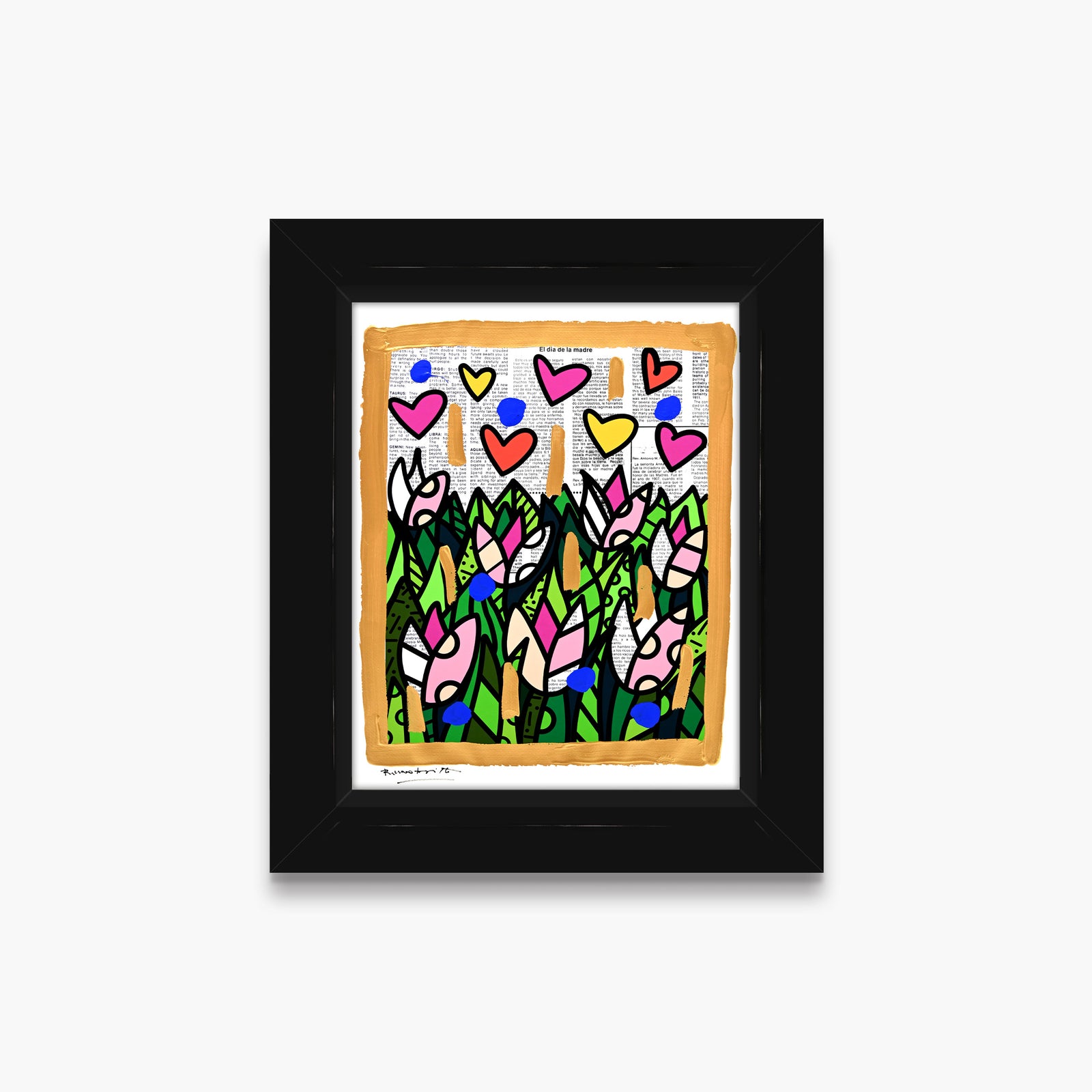 Tulips - Mixed Media Original