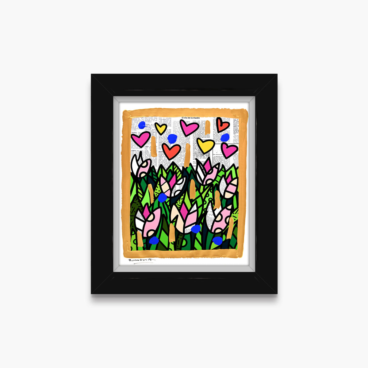 Tulips - Mixed Media Original