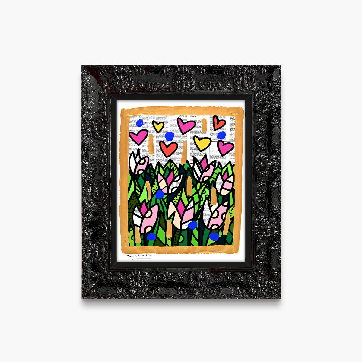 Tulips - Mixed Media Original