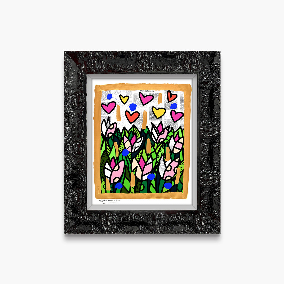 Tulips - Mixed Media Original