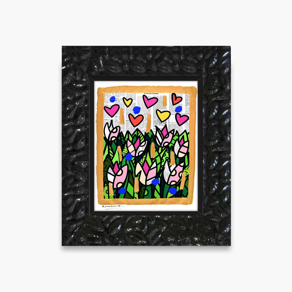Tulips - Mixed Media Original