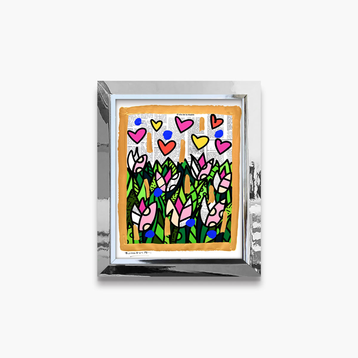 Tulips - Mixed Media Original