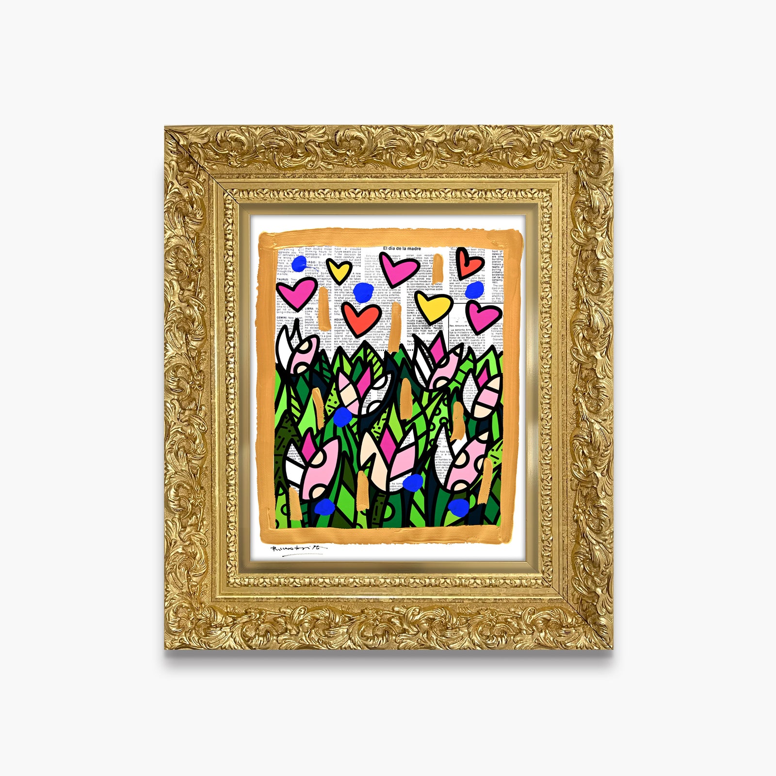 Tulips - Mixed Media Original