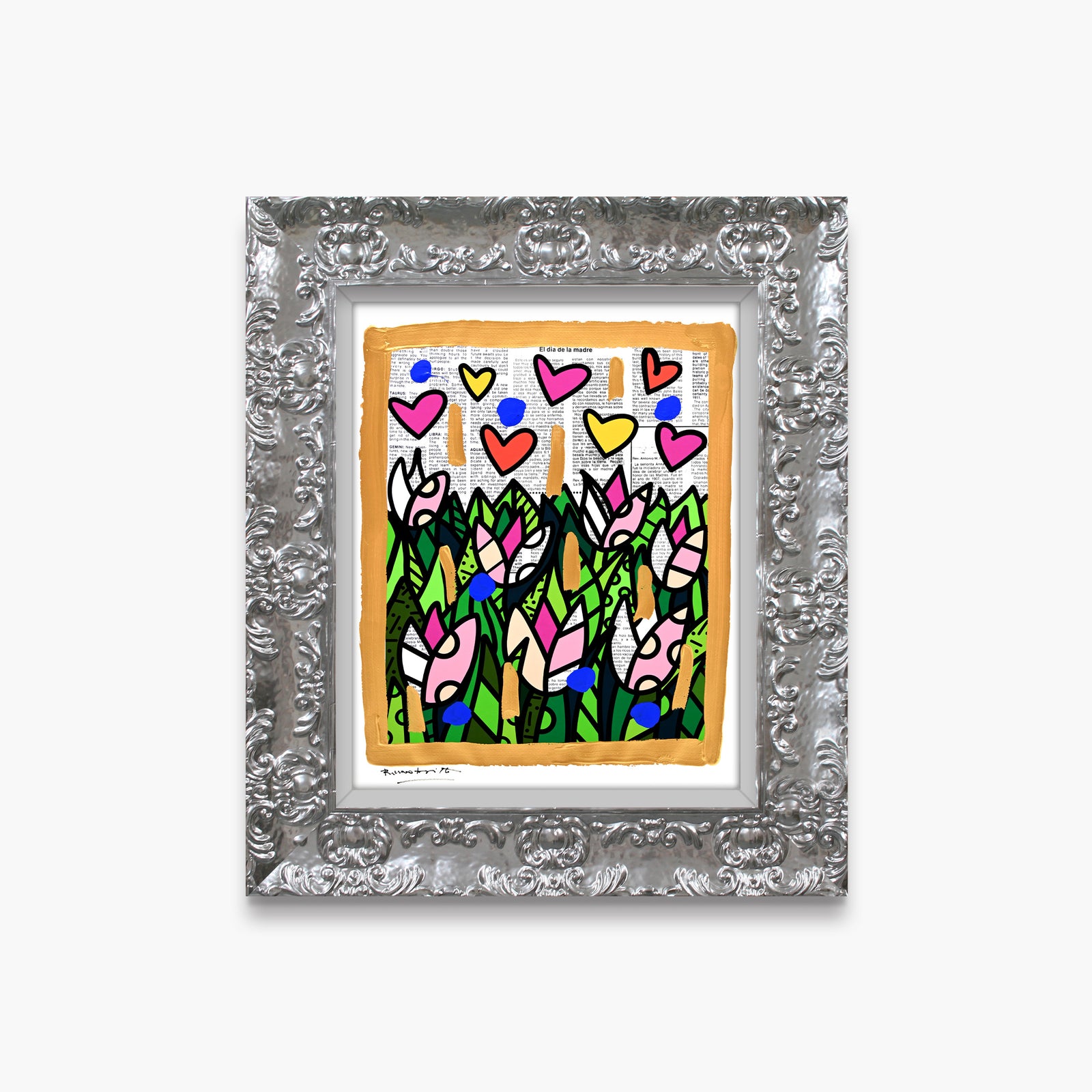 Tulips - Mixed Media Original