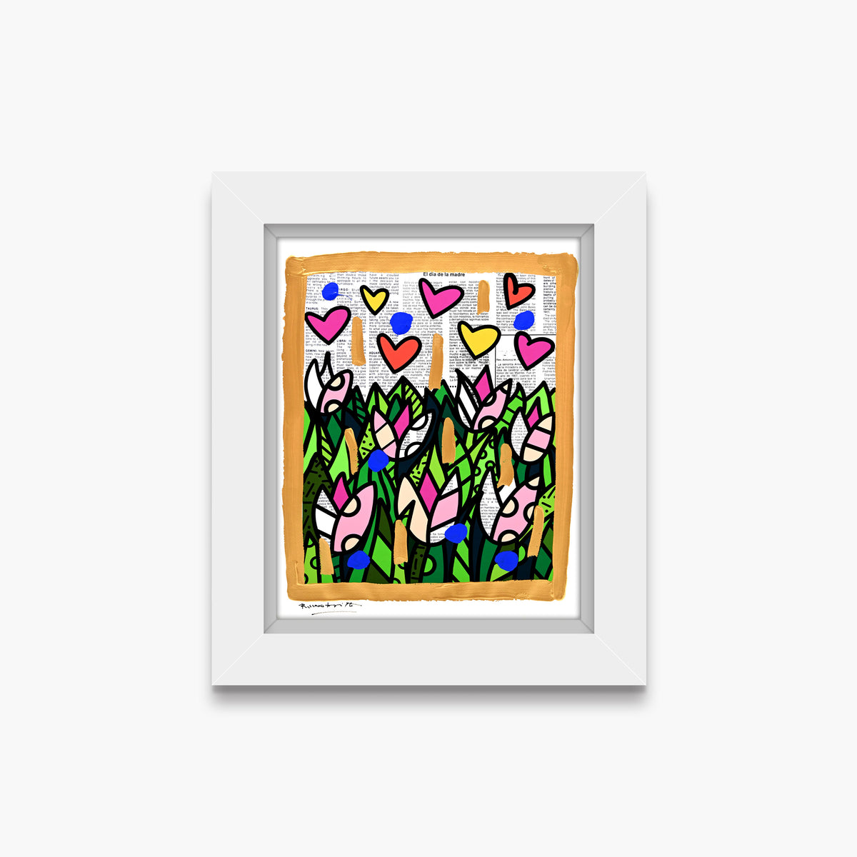 Tulips - Mixed Media Original