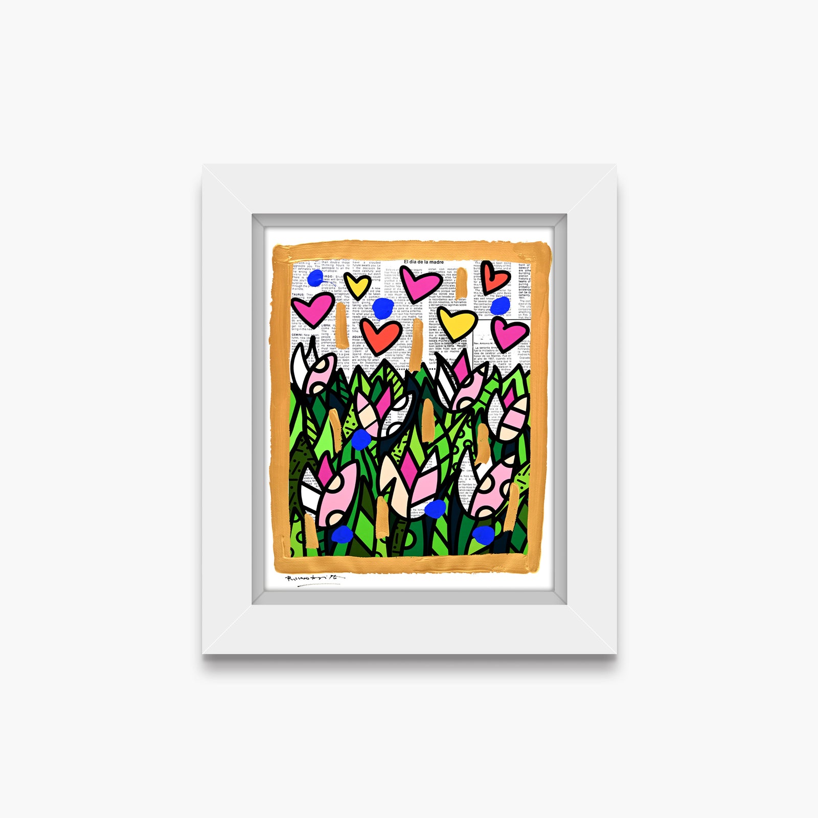 Tulips - Mixed Media Original