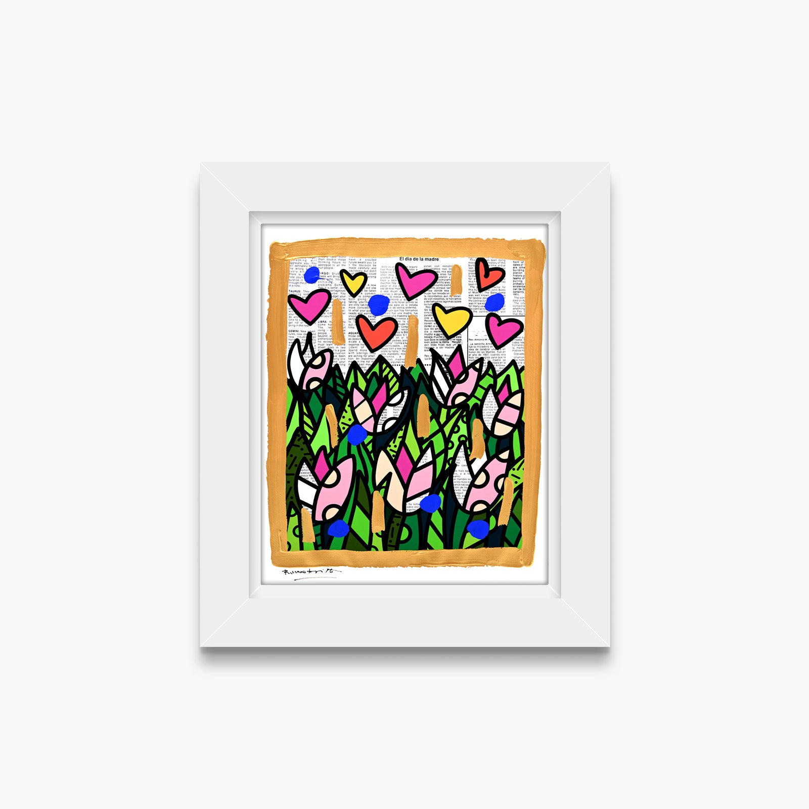 Tulips - Mixed Media Original