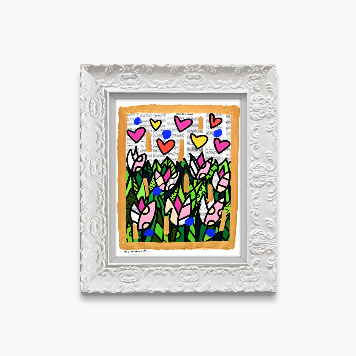 Tulips - Mixed Media Original