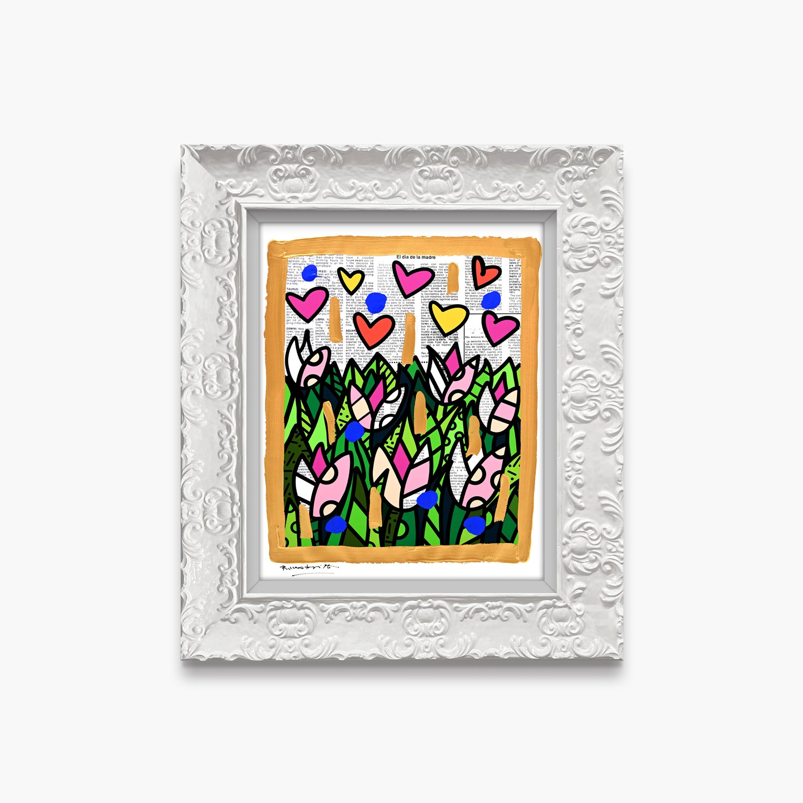 Tulips - Mixed Media Original