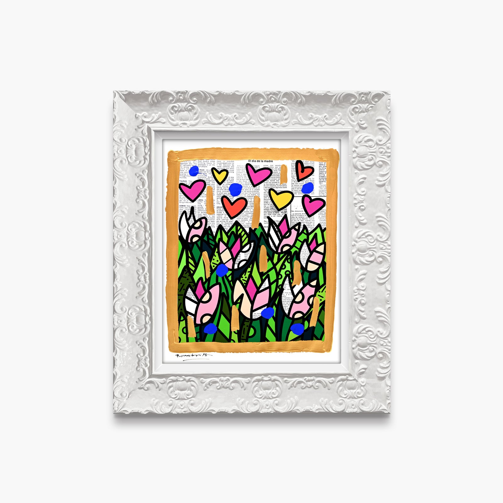 Tulips - Mixed Media Original