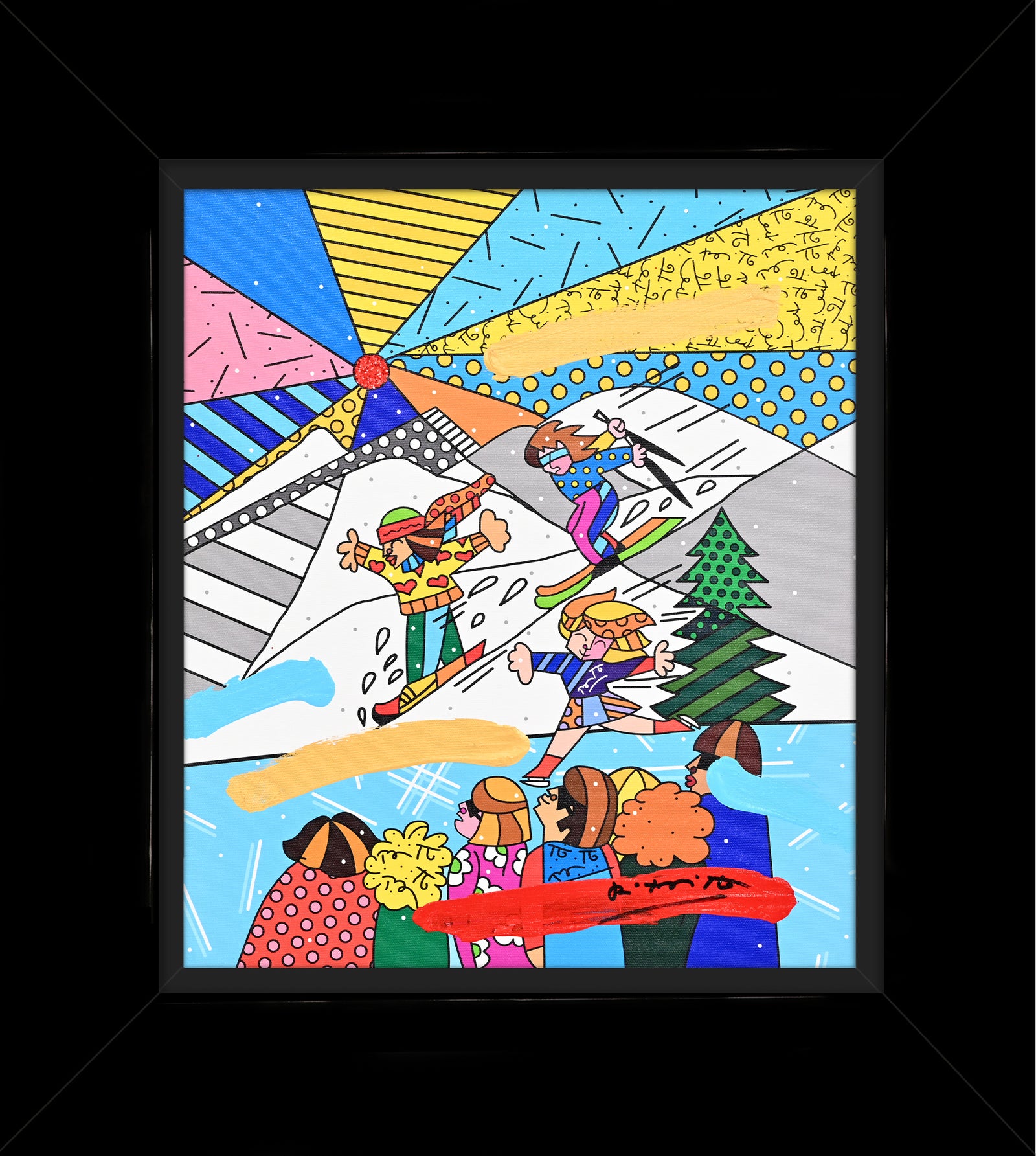 Winter Days - Mixed Media Original