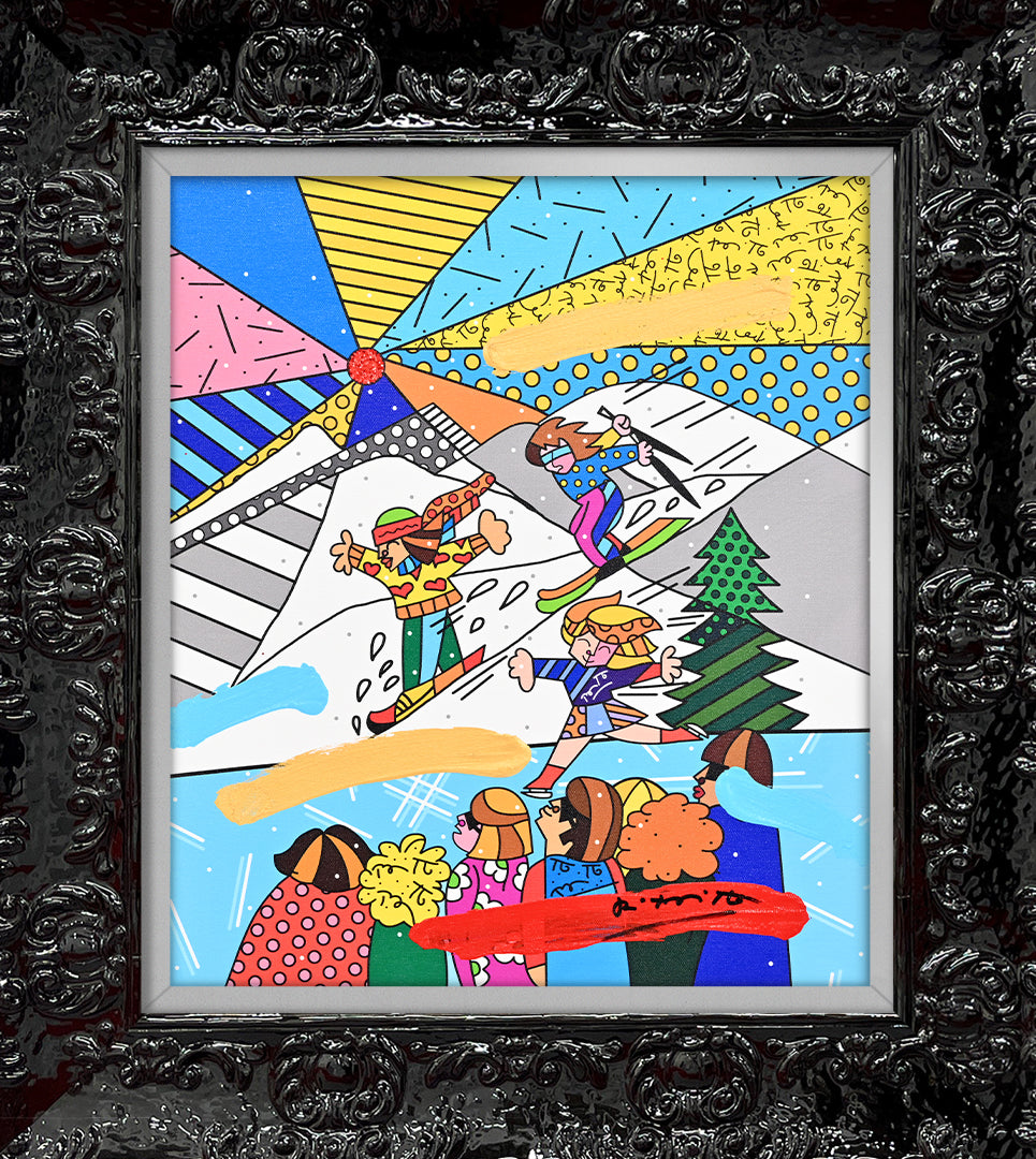 Winter Days - Mixed Media Original