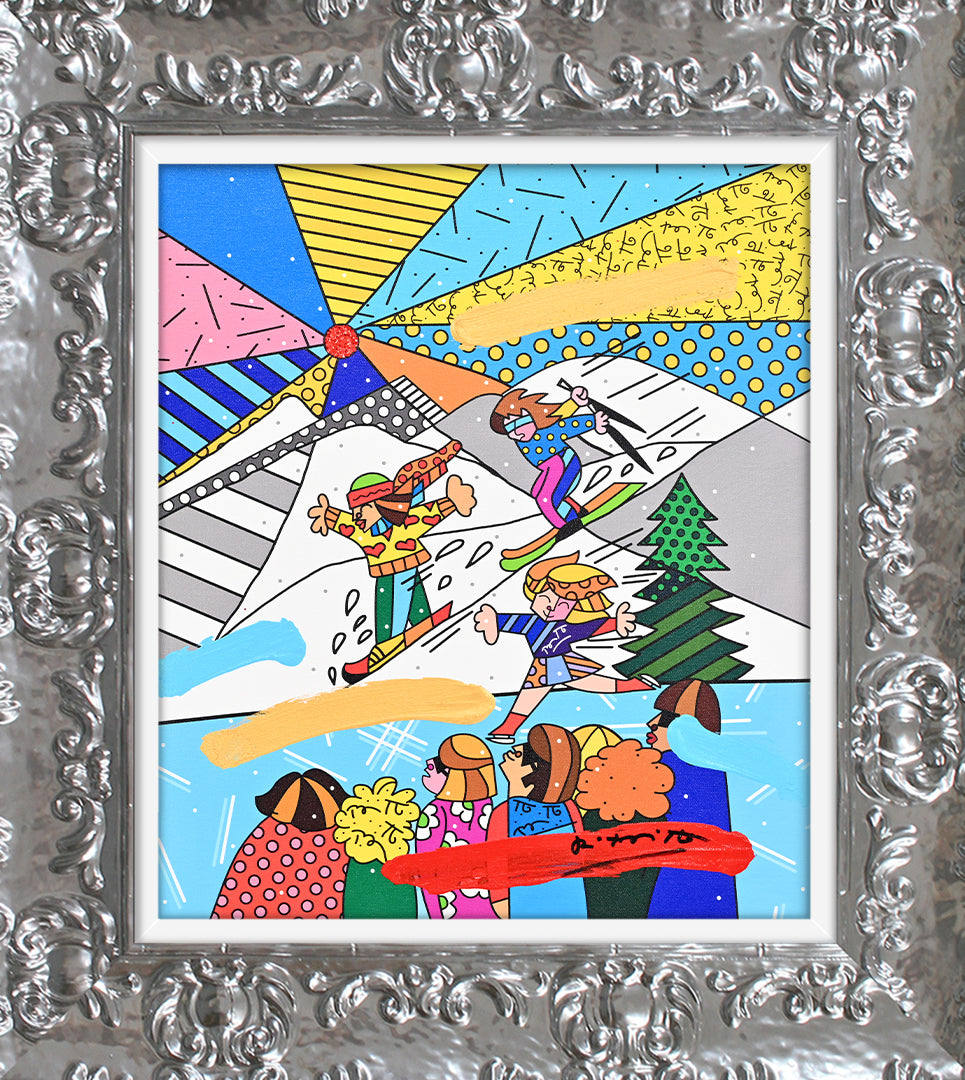 Winter Days - Mixed Media Original