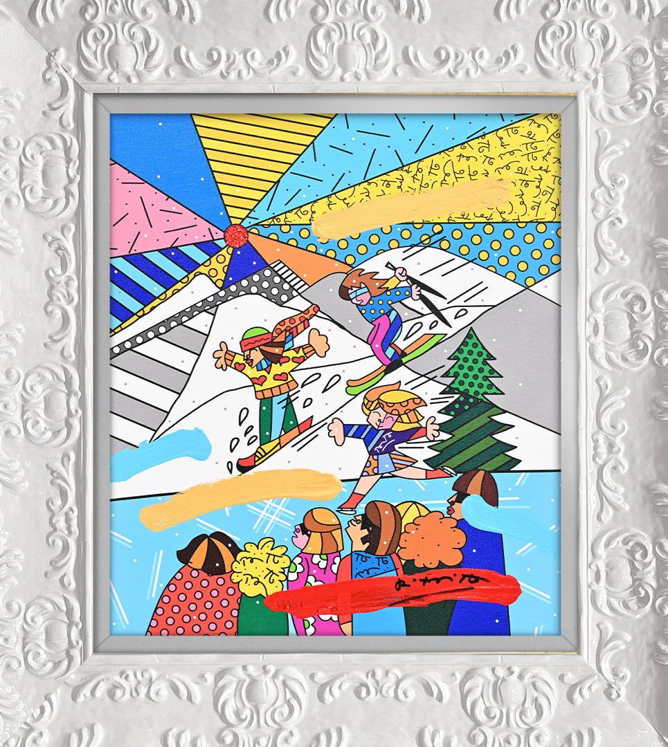 Winter Days - Mixed Media Original