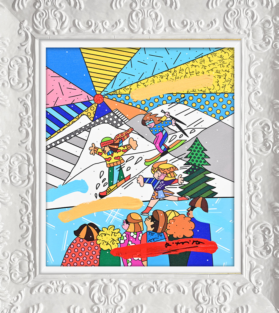 Winter Days - Mixed Media Original