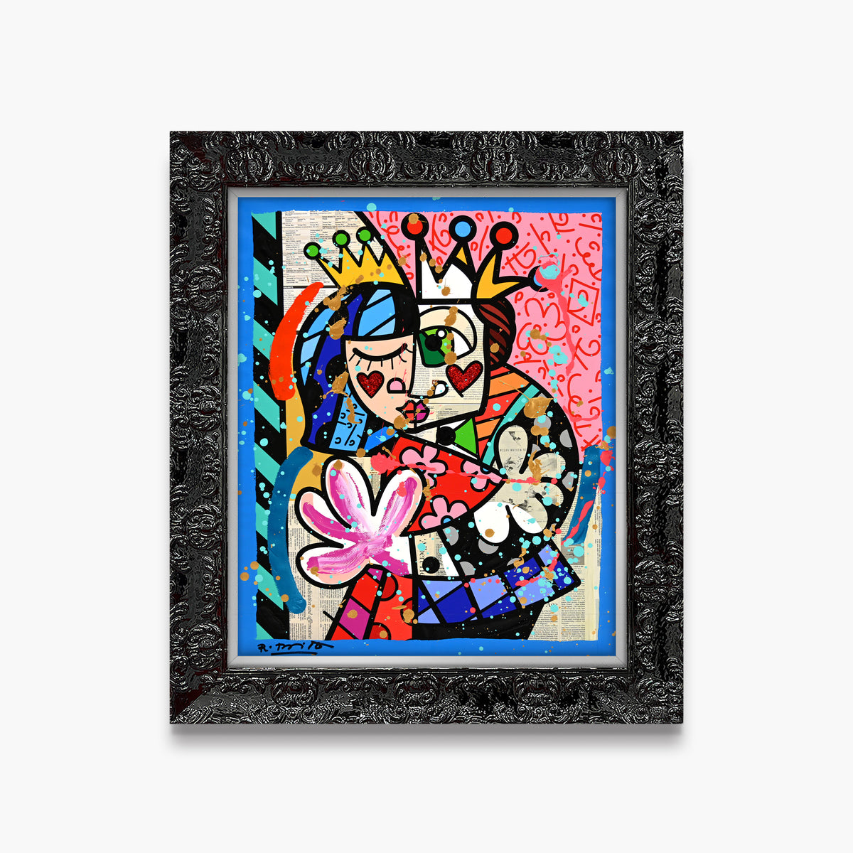 Abrazo - Mixed Media Original