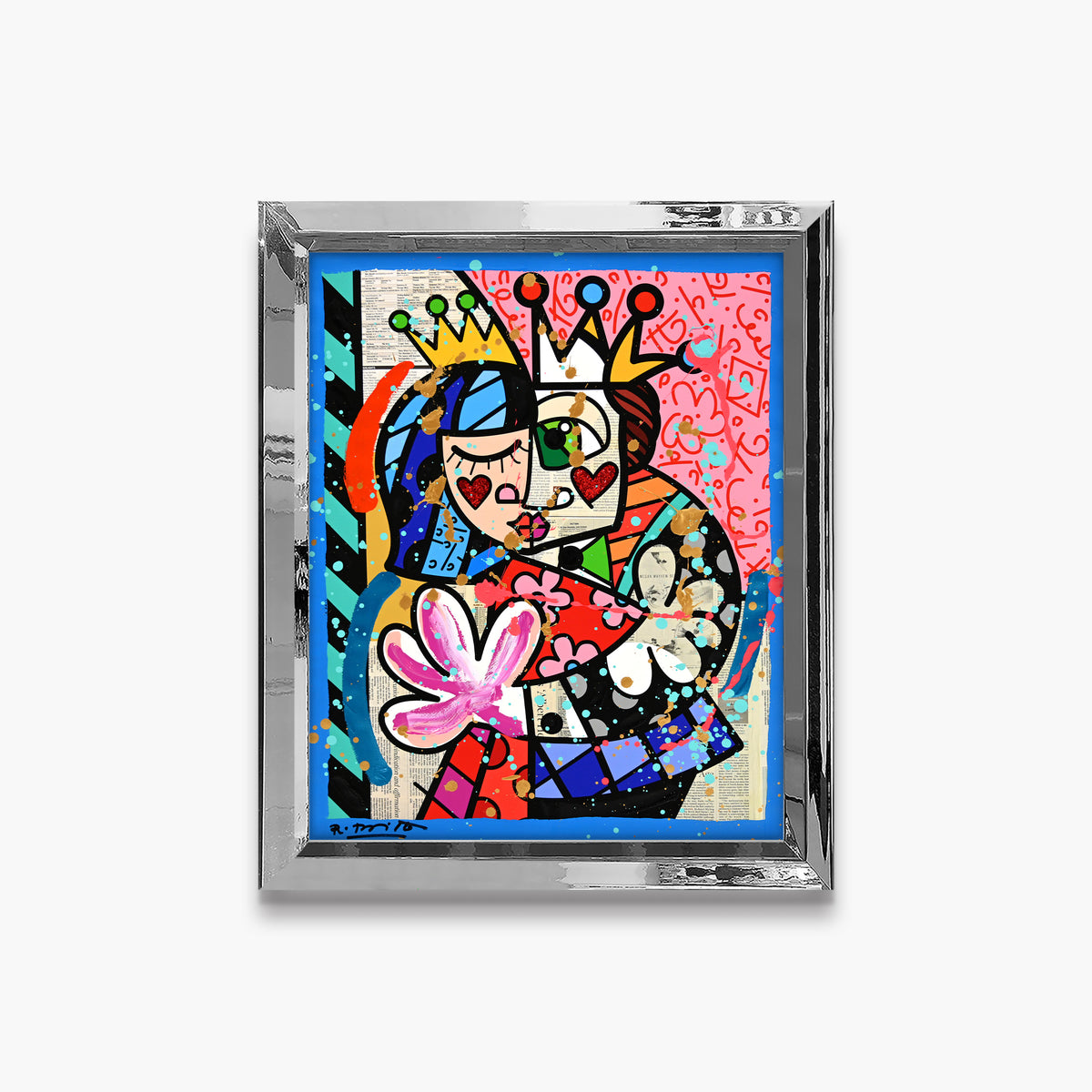 Abrazo - Mixed Media Original