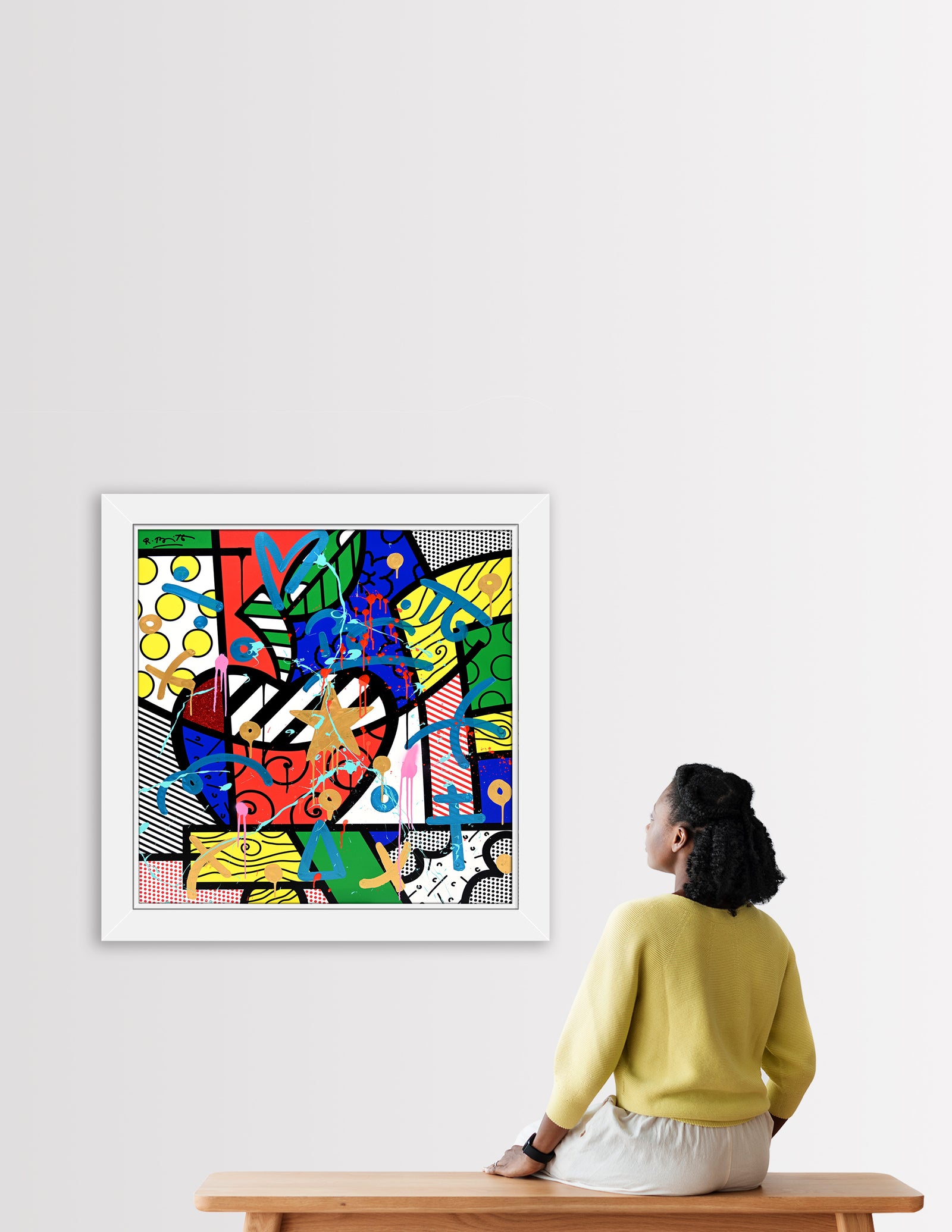 One Apple - Mixed Media Original