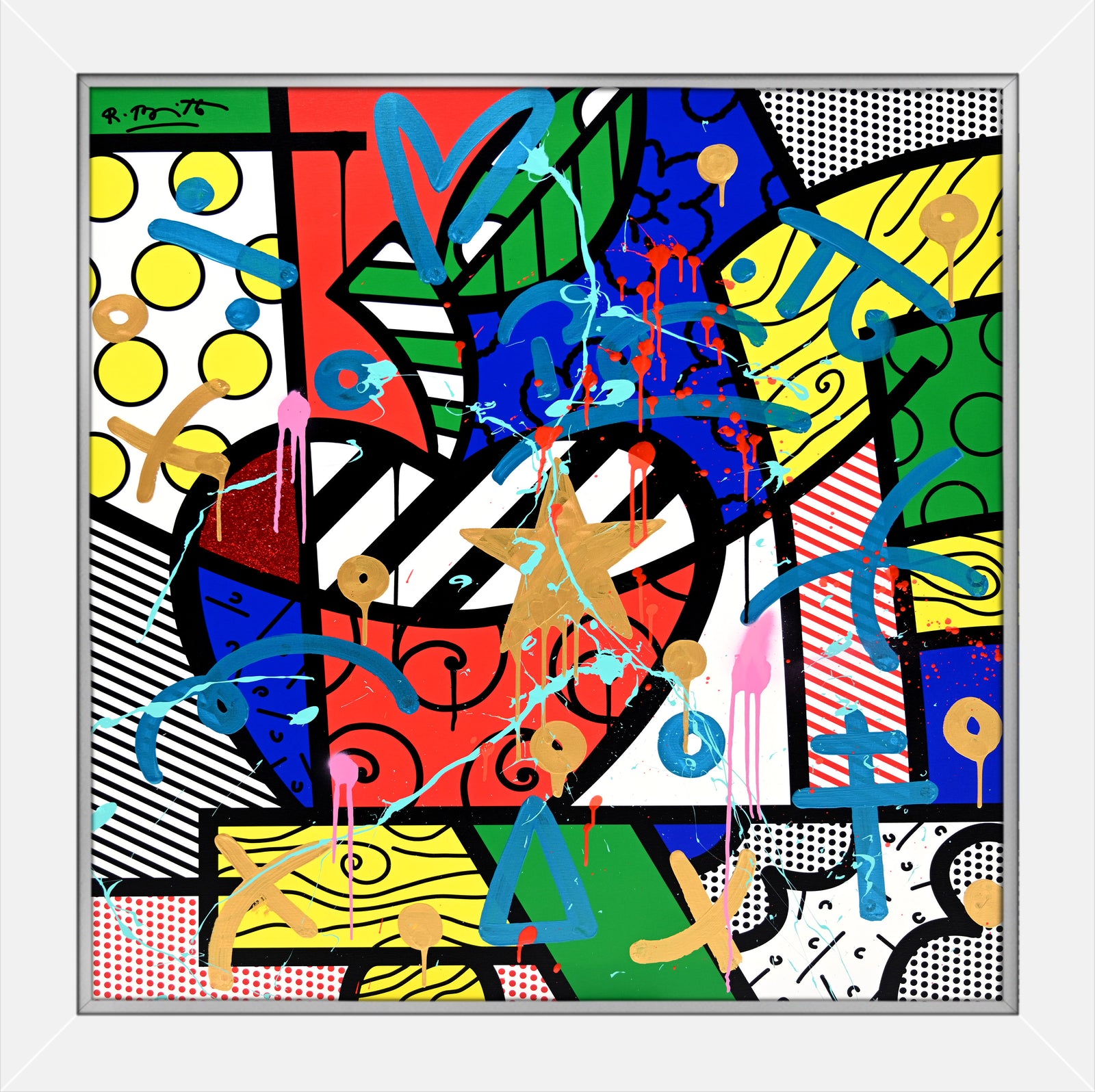 One Apple - Mixed Media Original