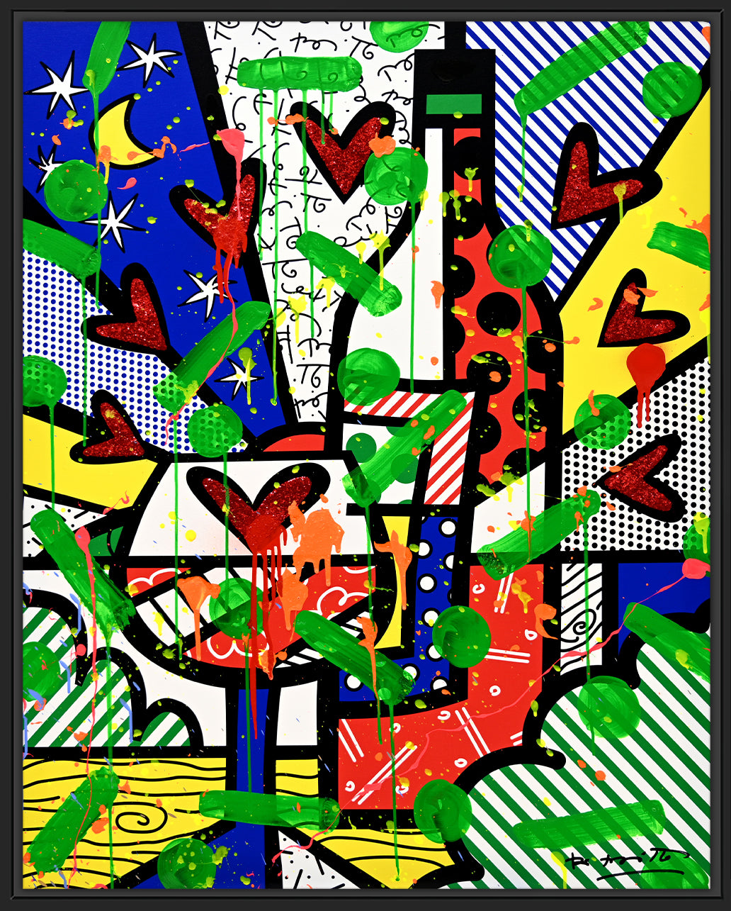 Bordeaux - Mixed Media Original