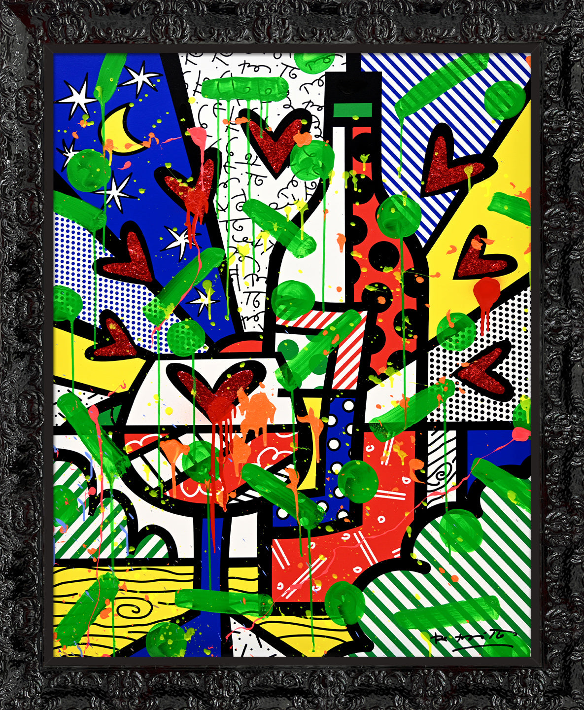 Bordeaux - Mixed Media Original