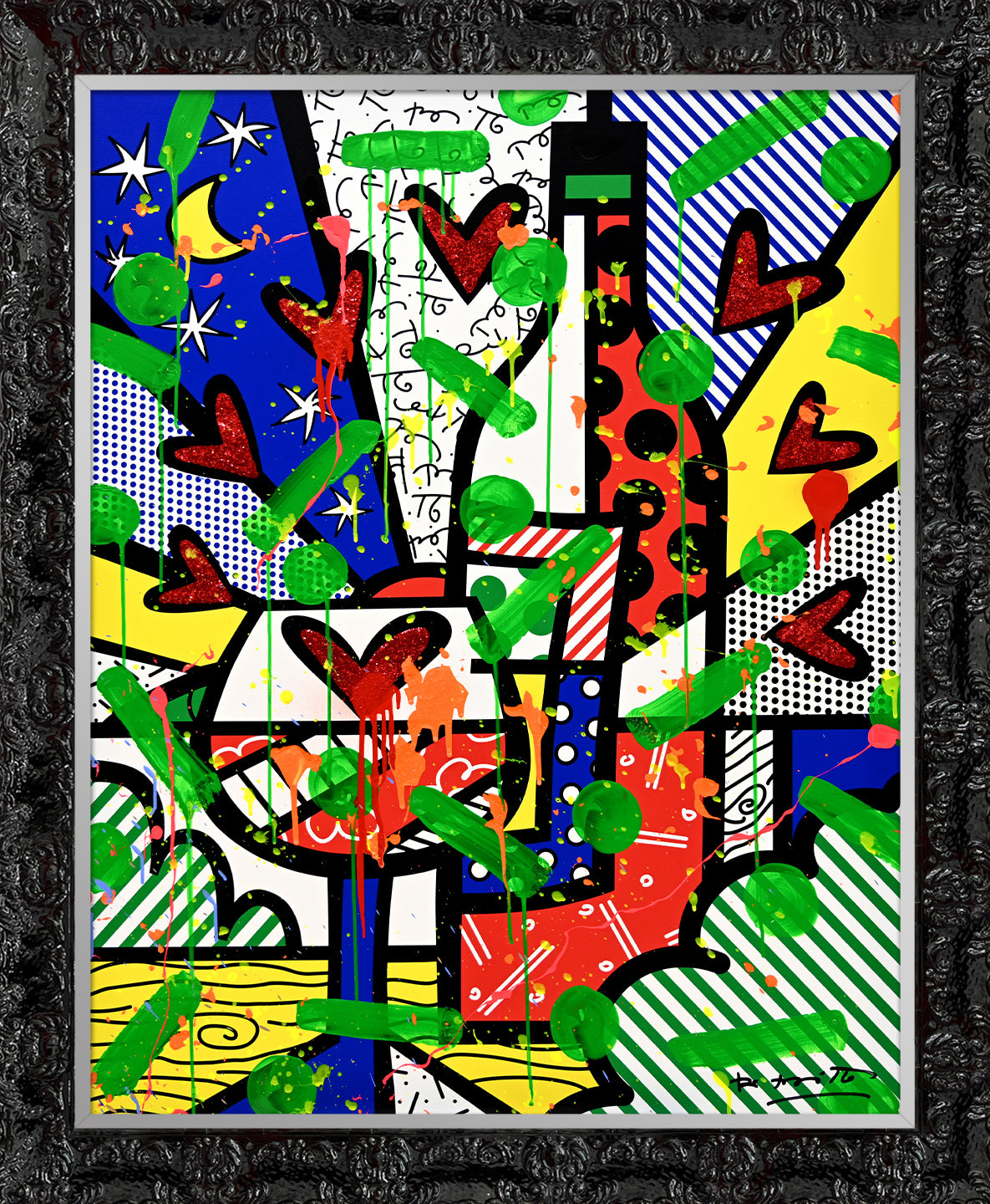 Bordeaux - Mixed Media Original